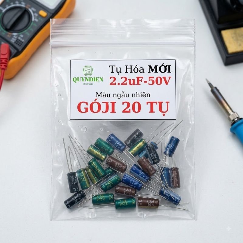 Tụ Hóa 50V 1uF 2.2uF 4.7uF 10uF 47uF