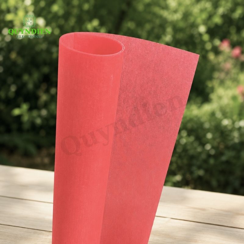 Giấy Phim Cách Điện Hồng Dày 0.2mm