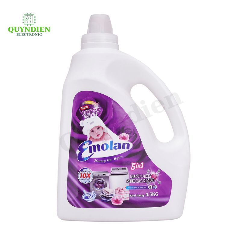 Nước giặt Emolan hương CÁ NGỰA - 4.5L