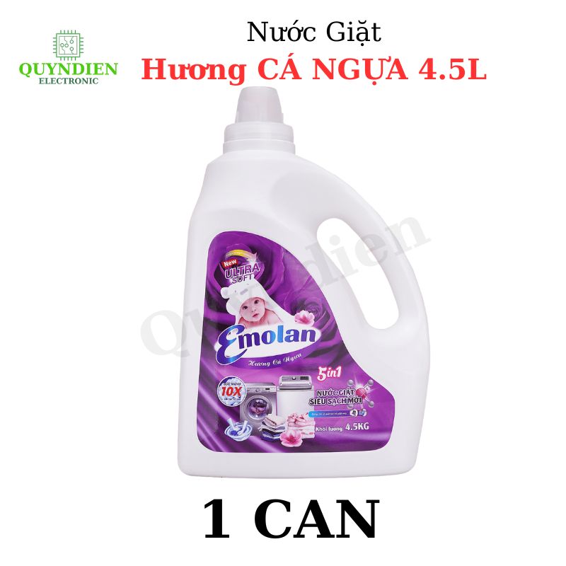 Nước giặt Emolan hương CÁ NGỰA - 4.5L