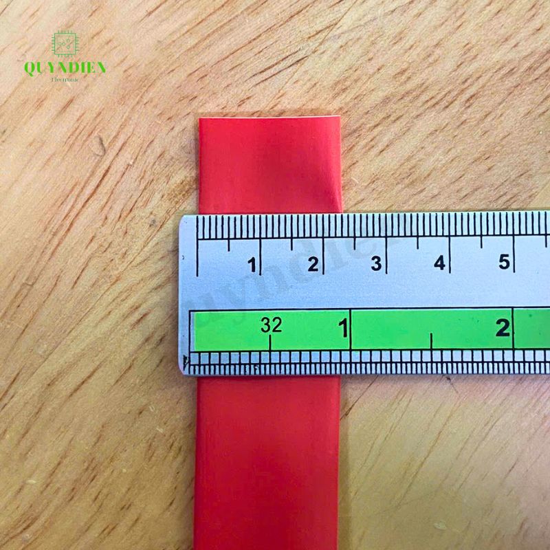 Gen co nhiệt size 14mm màu đỏ