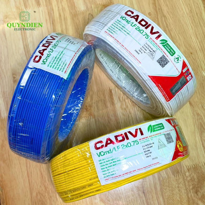 Dây Điện Cadivi Dây Đôi VCmd/LF 2x0.75