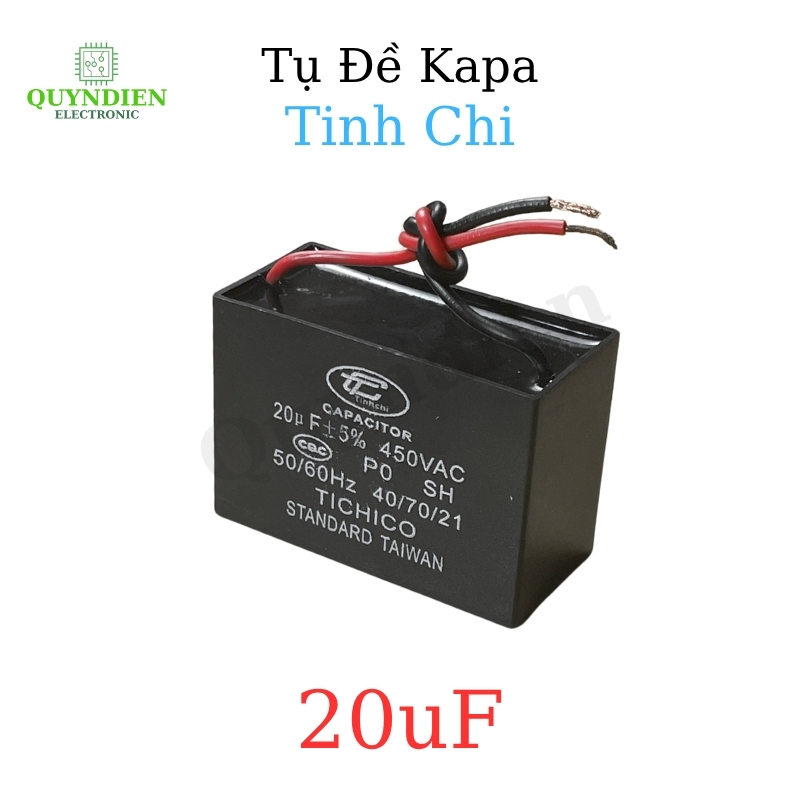 Tụ Đề Kapa 20uF ±5% 450VAC Tinh Chi