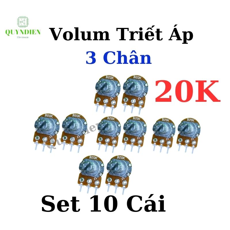Volum biến trở Triết áp đơn WH148 B20K