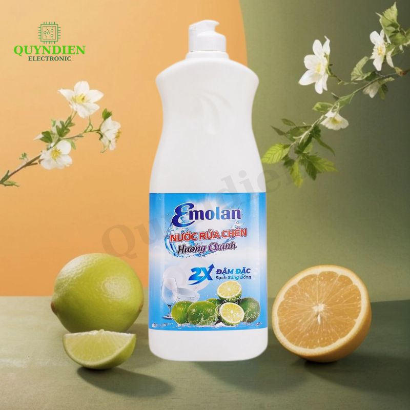 Nước rửa chén Emolan hương CHANH - 800ml