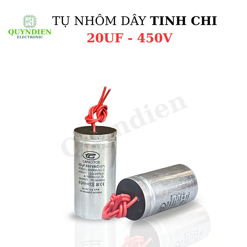 Tụ Nhôm Dây 20uF - 450V