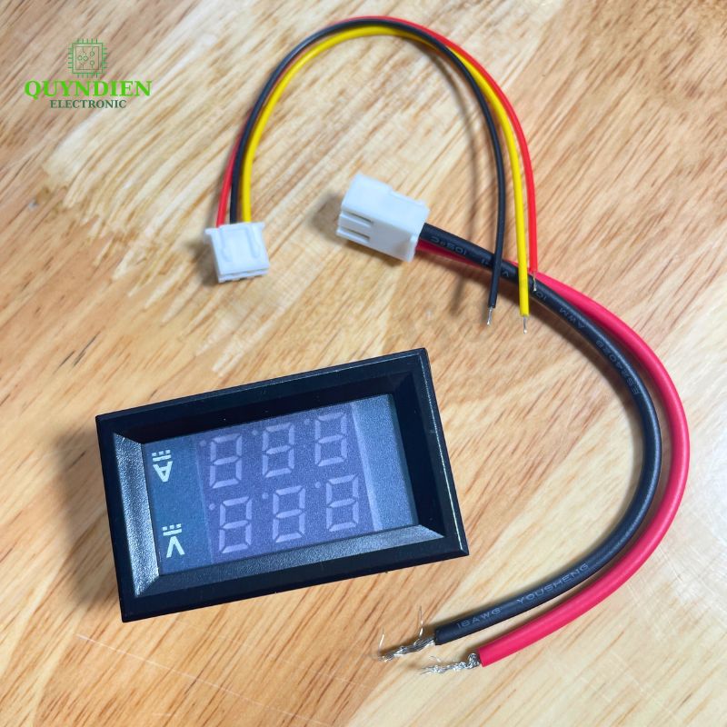 Đồng Hồ Đo Điện Áp Và Dòng Điện DC Hiển Thị Kép 0-100V 10A