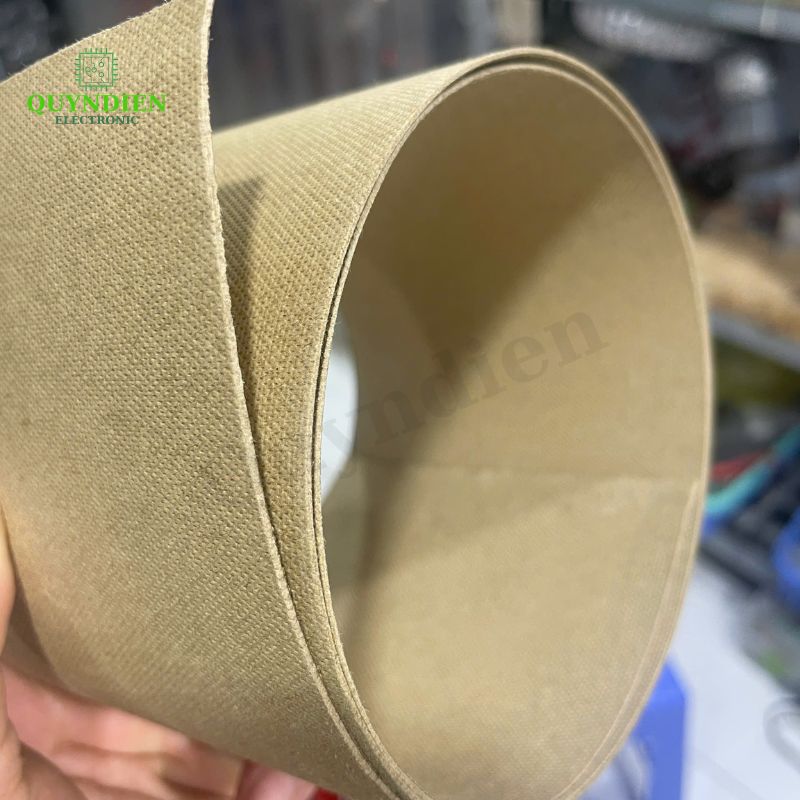 Giấy Cách Điện Làm Khuôn Biến Áp Dày 1mm Màu Vàng