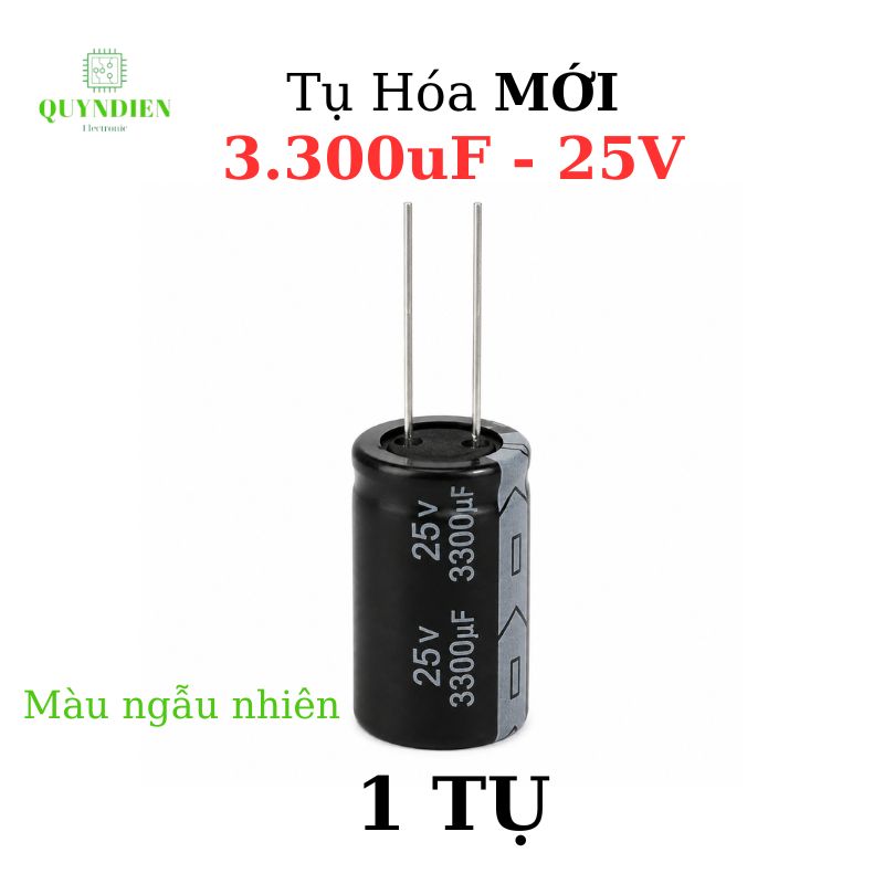 Tụ Hóa 3300uf/25v Màu ngẫu nhiên