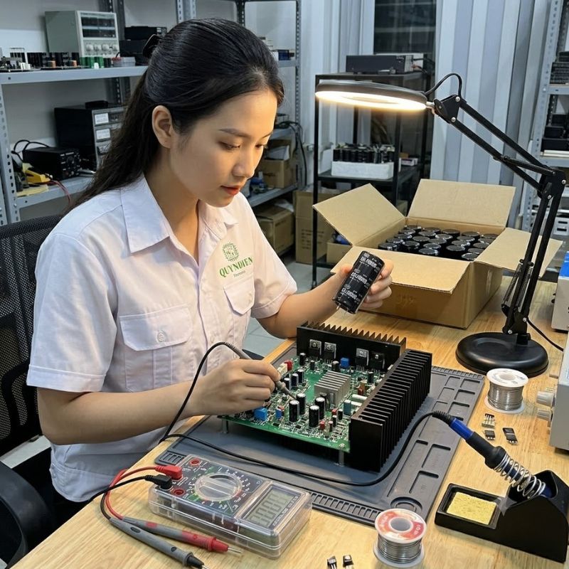 Tụ hóa lọc nguồn 10.000uf - 63v màu đen dùng trong thiết bị âm thanh, nguồn xung, và các mạch điện công suất lớn