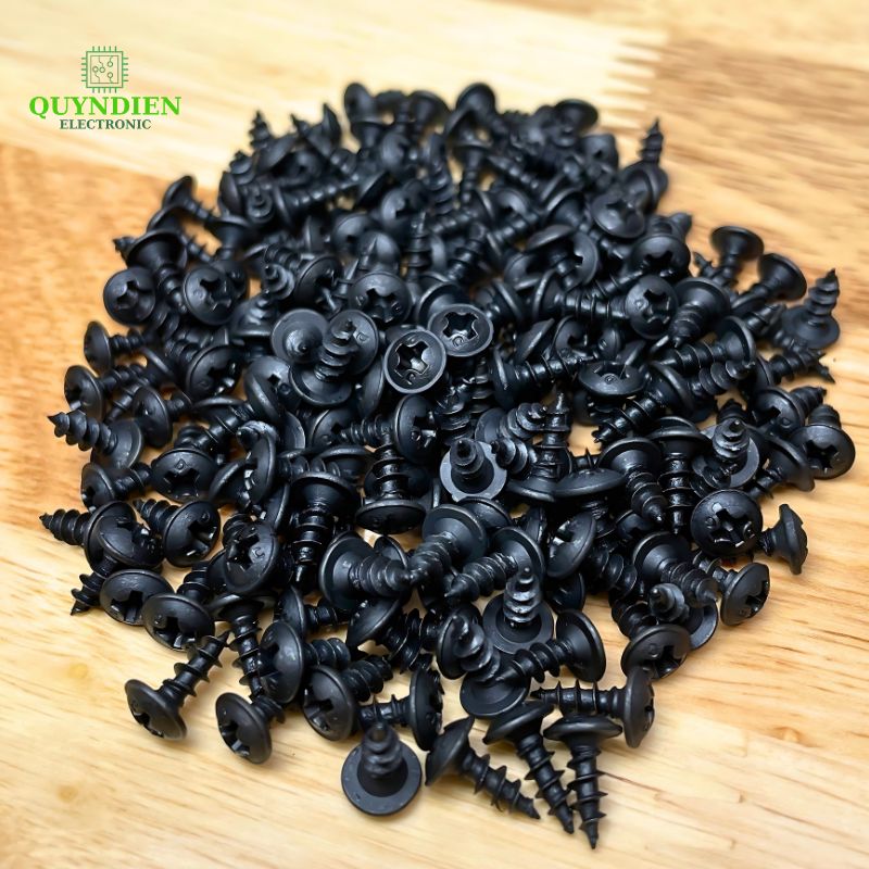 Ốc Vít Nhọn Đầu Dù Ren Thưa M3x8mm