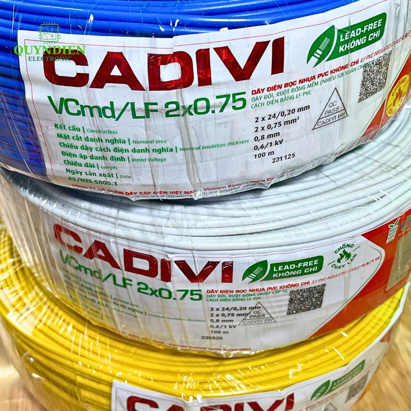 Dây Điện Cadivi Dây Đôi VCmd/LF 2x0.75