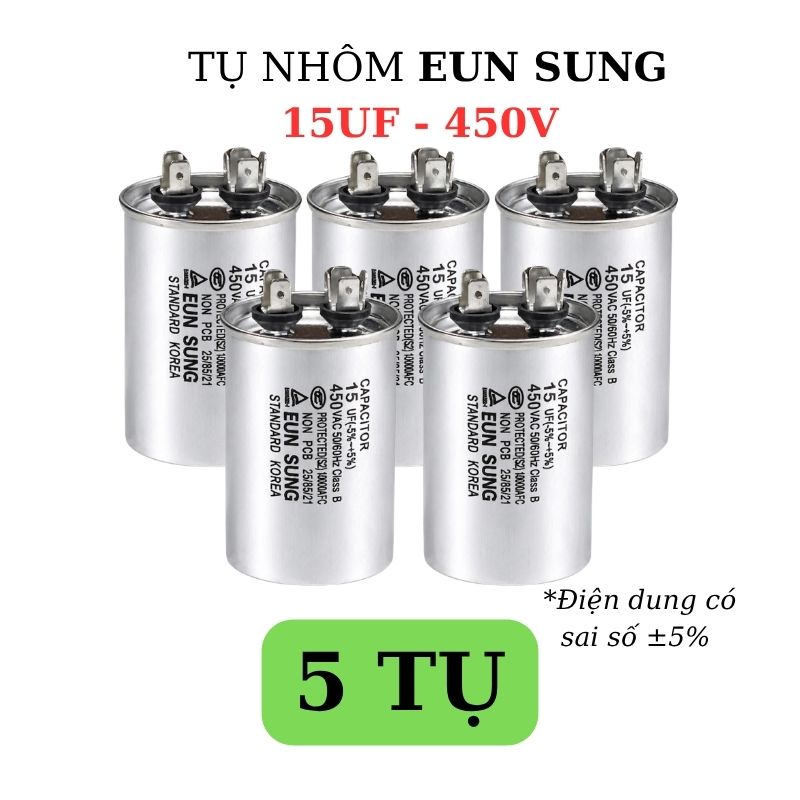 Tụ Nhôm Kapa EUN SUNG 15uF 450V