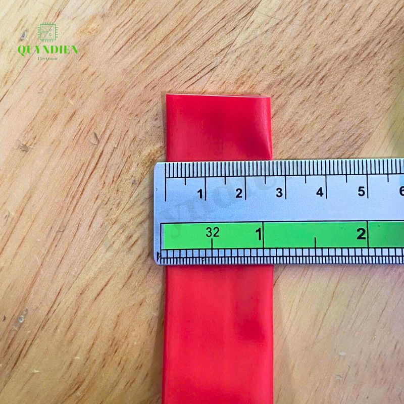 Gen co nhiệt size 16mm màu đỏ