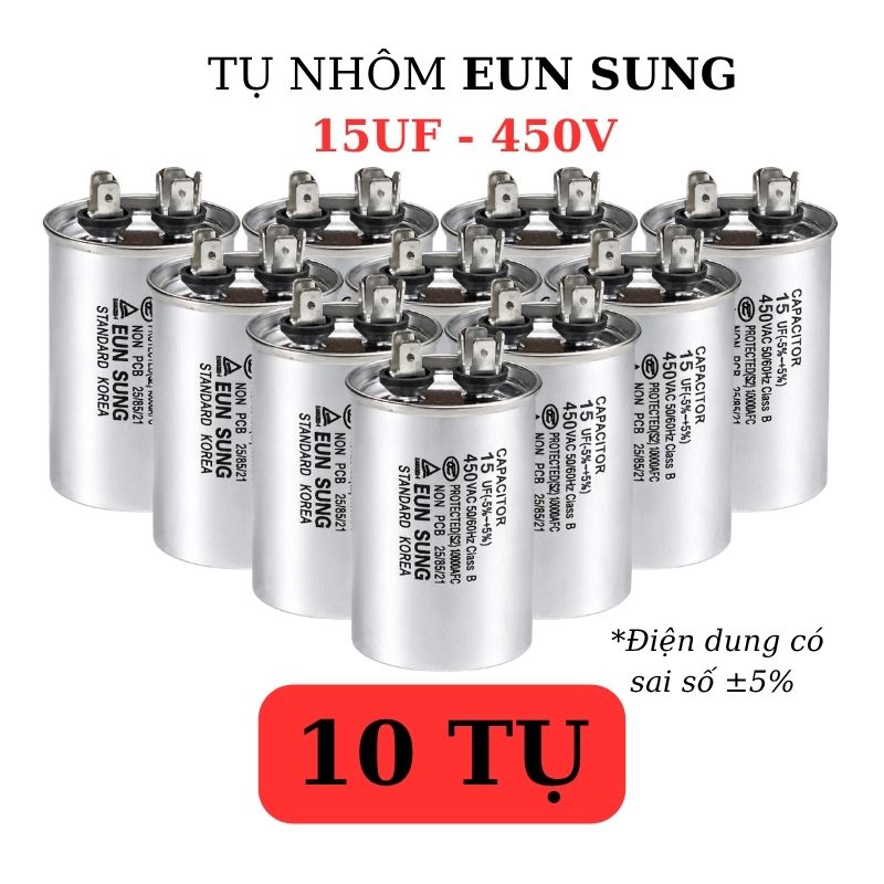 Tụ Nhôm Kapa EUN SUNG 15uF 450V