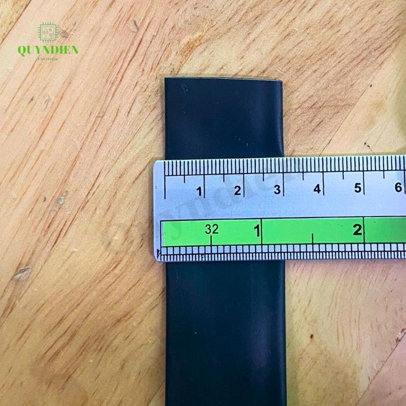 Gen co nhiệt size 18mm màu đen