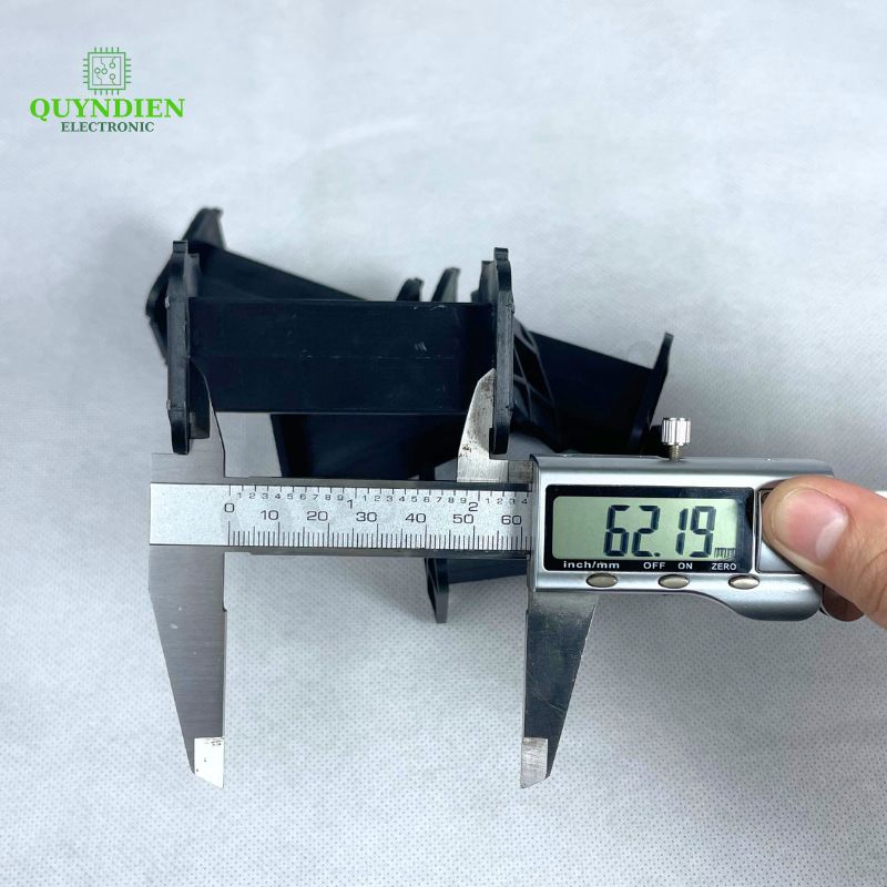 Lõi Khuôn Nhựa Vuông Dài Đại 51mm Màu Đen