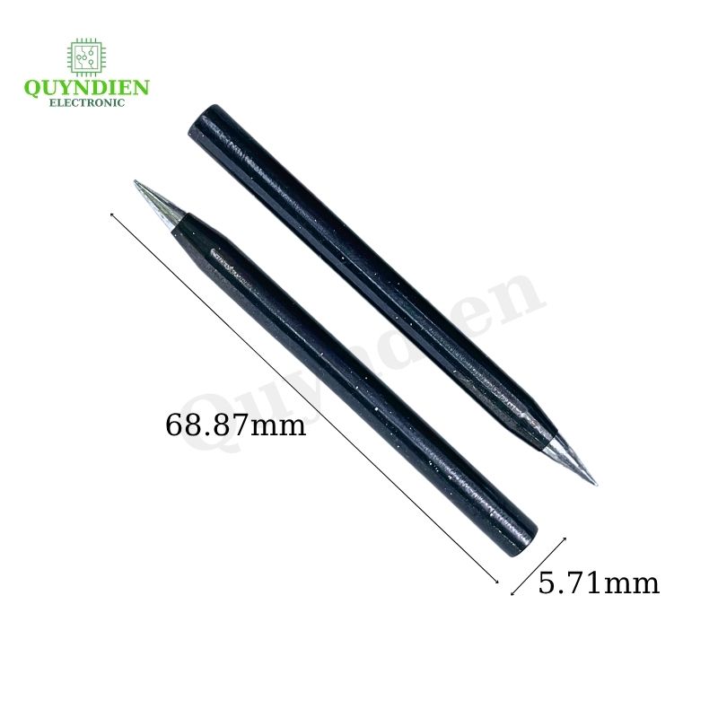 Đầu Hàn Mũi Nhọn Thân Đen 60W