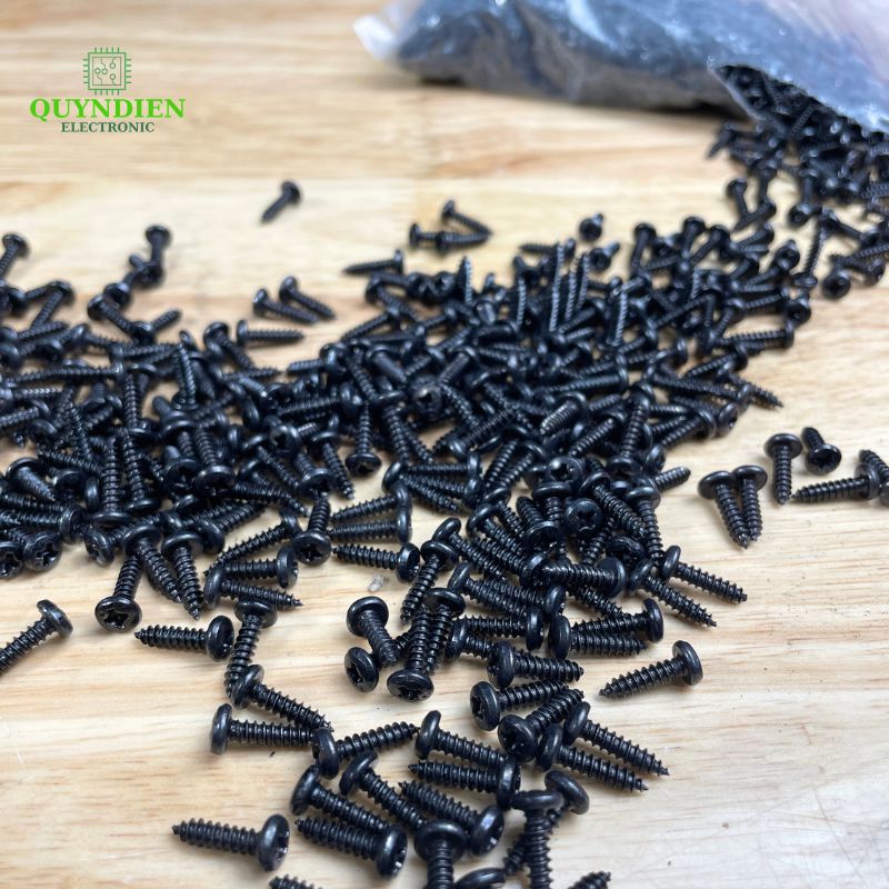 Ốc Vít Nhọn Đầu Tròn M3x12mm