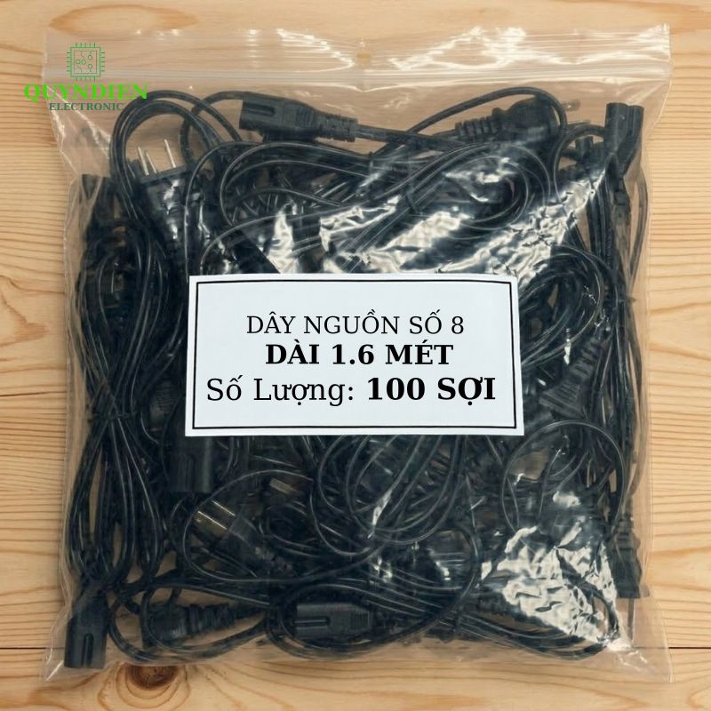 Dây Nguồn Số 8 Dài 1.6m