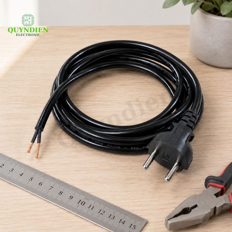 Dây Nguồn Lõi Đồng Dài 2 Mét