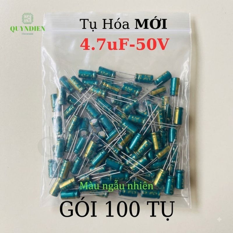 Tụ Hóa 50V 1uF 2.2uF 4.7uF 10uF 47uF
