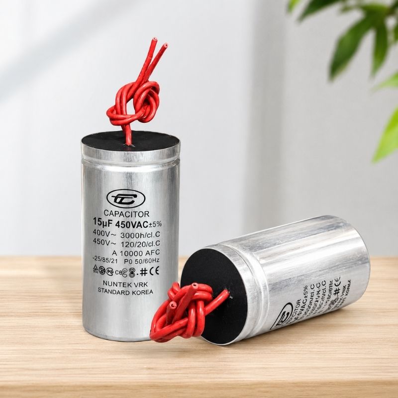 Tụ Nhôm Dây 15uF - 450V