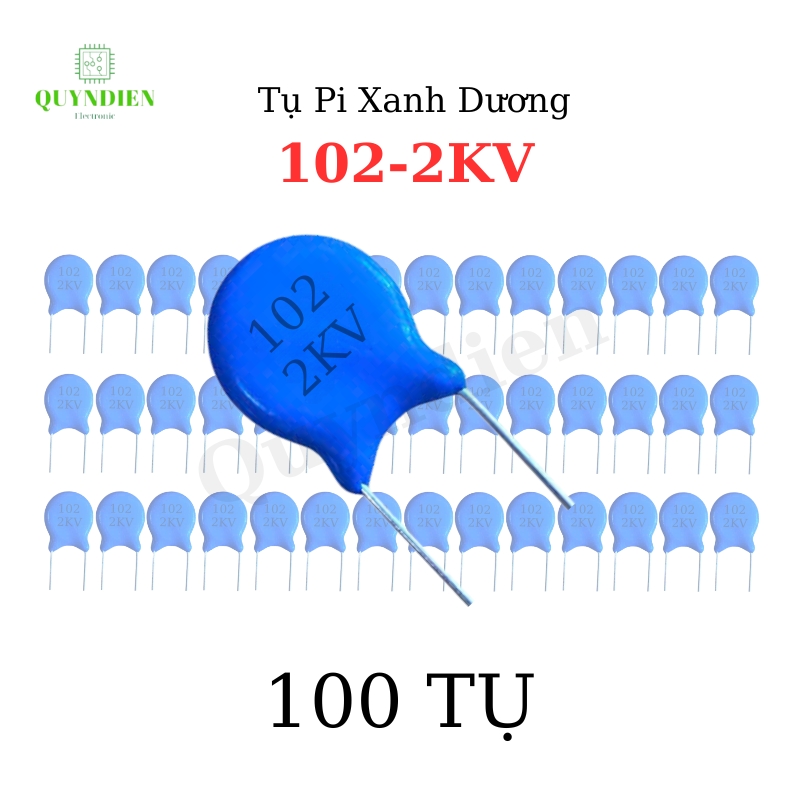 Tụ Cao Áp Tụ Điện Gốm Tụ Xanh Dương 102-2KV