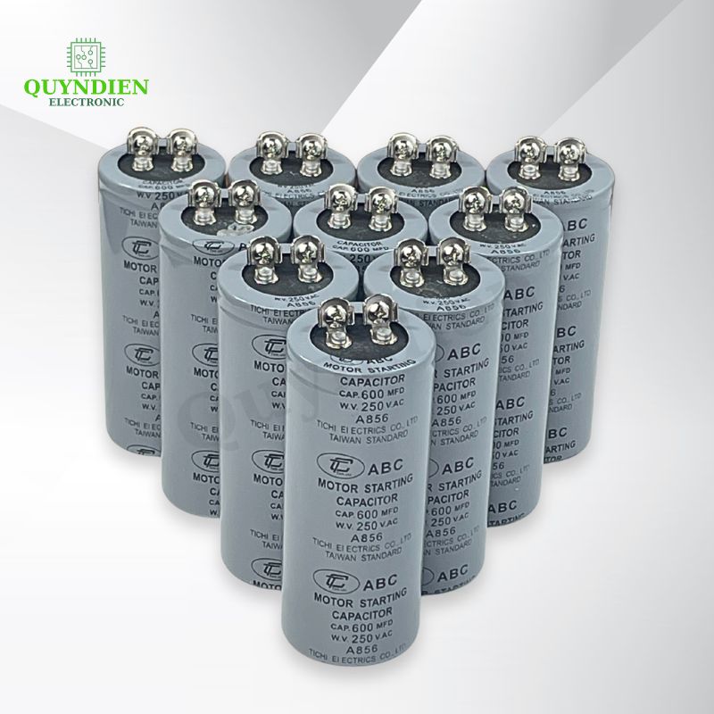 Tụ Đề Khởi Động Motor 600uF 250VAC Tụ Kapa TinhChi ABC