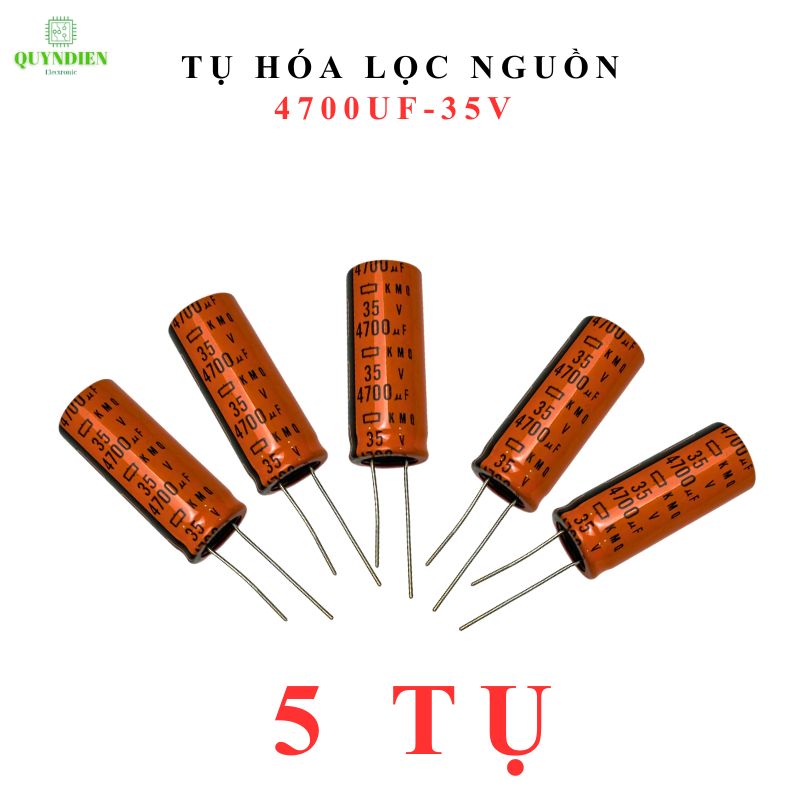 Tụ Hóa Lọc Nguồn 4700uF/35V Màu CAM