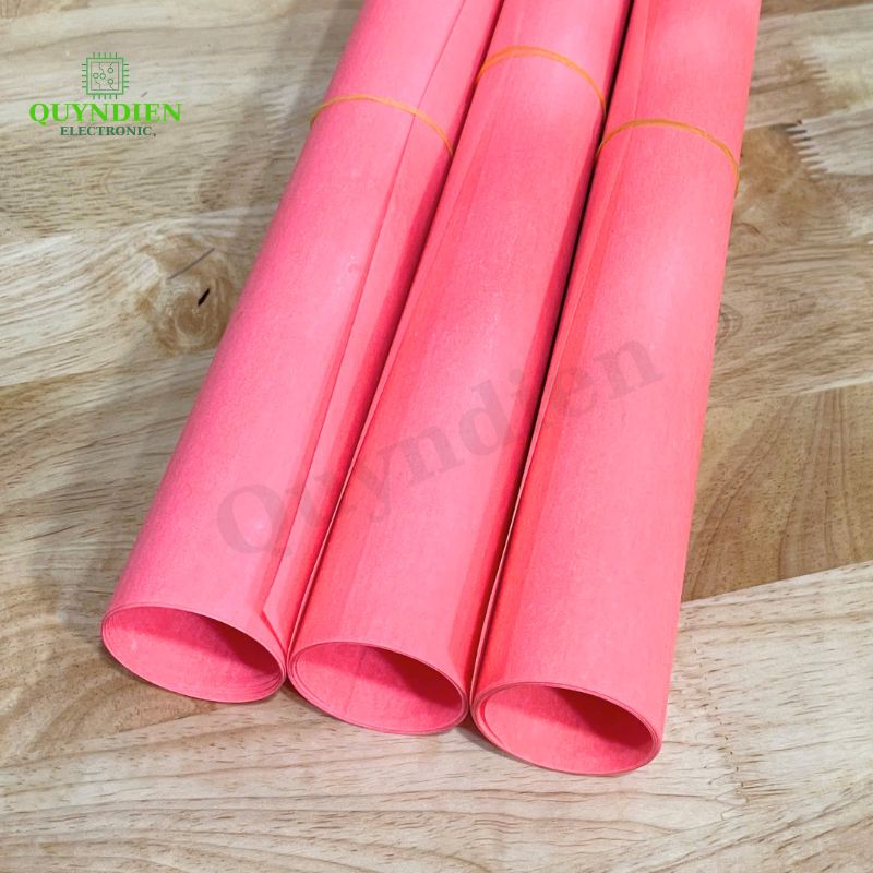Giấy Phim Cách Điện Hồng Dày 0.25mm