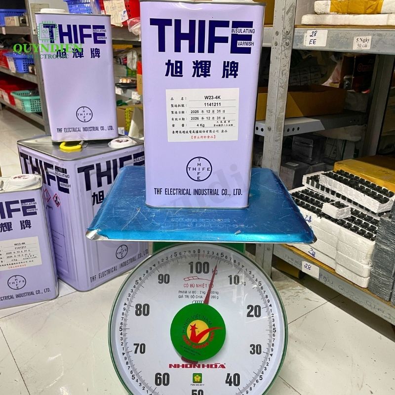 Keo Cách Điện THIFE Đài Loan (Vecni) Nâu - 4Kg
