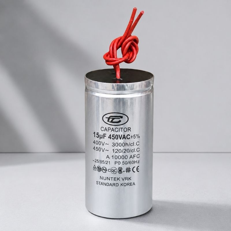 Tụ Nhôm Dây 15uF - 450V