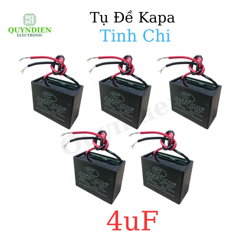 Tụ Đề Kapa Vuông Tinh Chi 4uF 450VAC