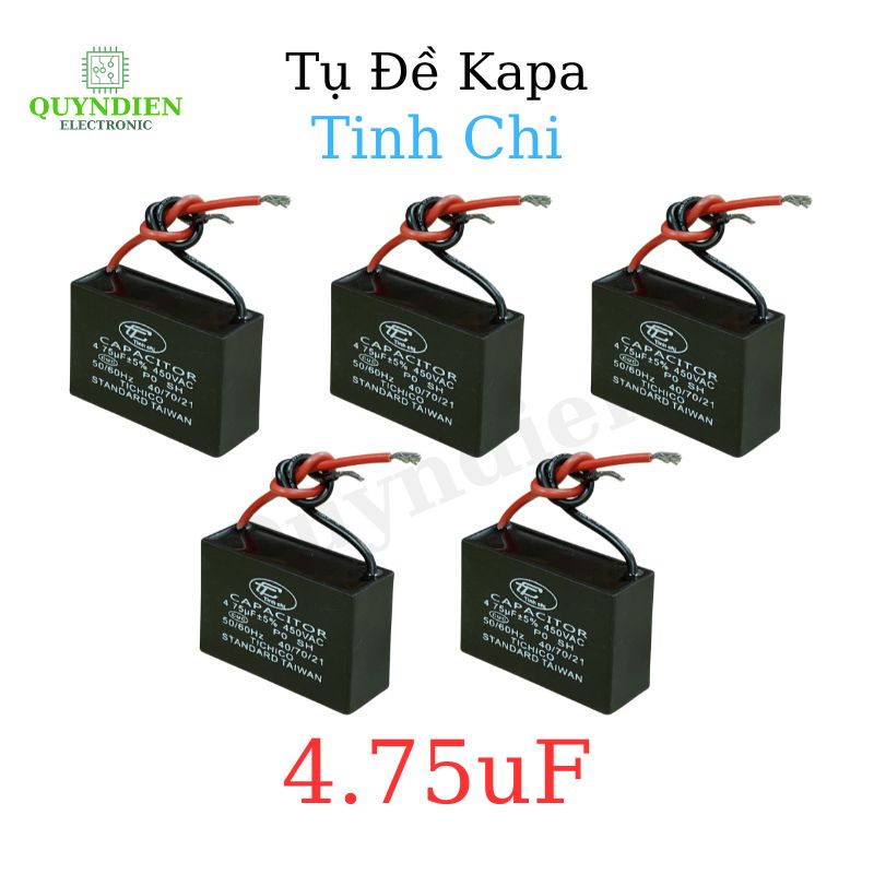 Tụ Đề Kapa Vuông Tinh Chi 4.75uF 450VAC