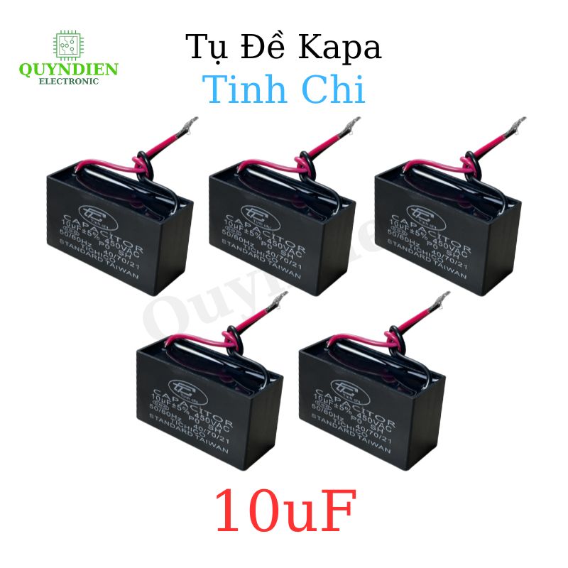 Tụ Đề Kapa Vuông Tinh Chi 10uF 450VAC