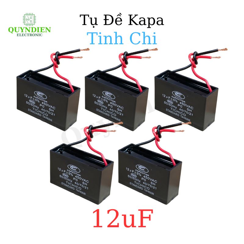Tụ Đề Kapa Vuông Tinh Chi 12uF 450VAC