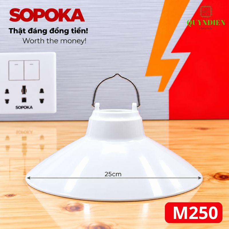 Chóa Đèn Quai Treo Ngoài Trời Chịu Mưa SOPOKA