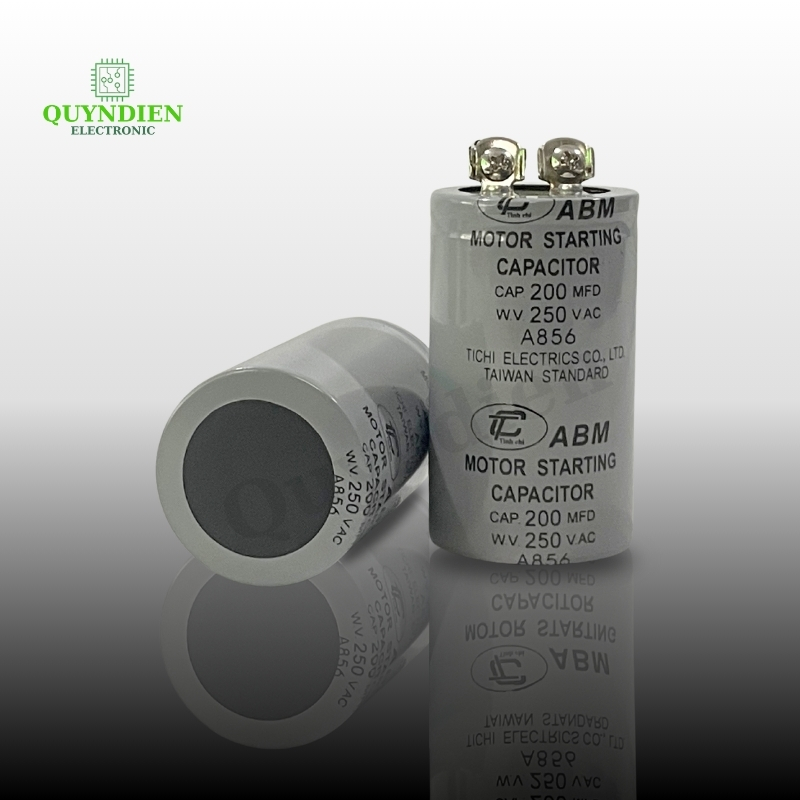 Tụ Đề Khởi Động Motor 200uF 250VAC Tụ Kapa TinhChi ABM