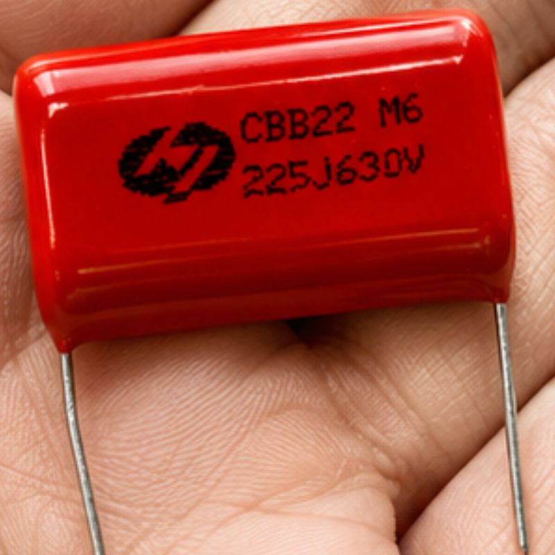 Tụ Kẹo Nâu Đỏ CBB22 225J 630V