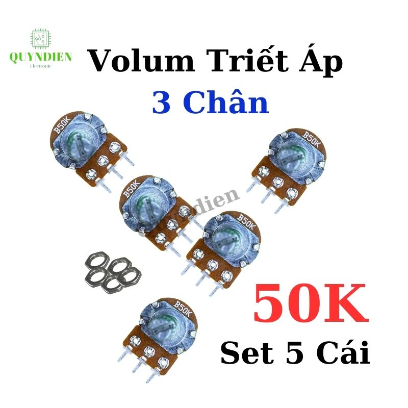 Volum biến trở Triết áp đơn WH148 B50K