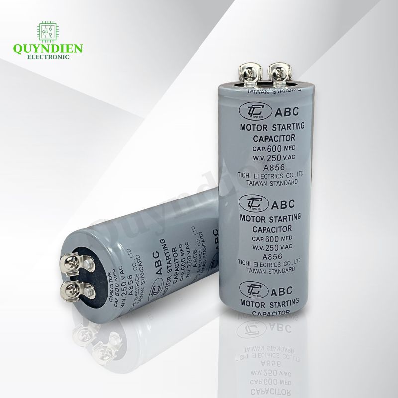 Tụ Đề Khởi Động Motor 600uF 250VAC Tụ Kapa TinhChi ABC