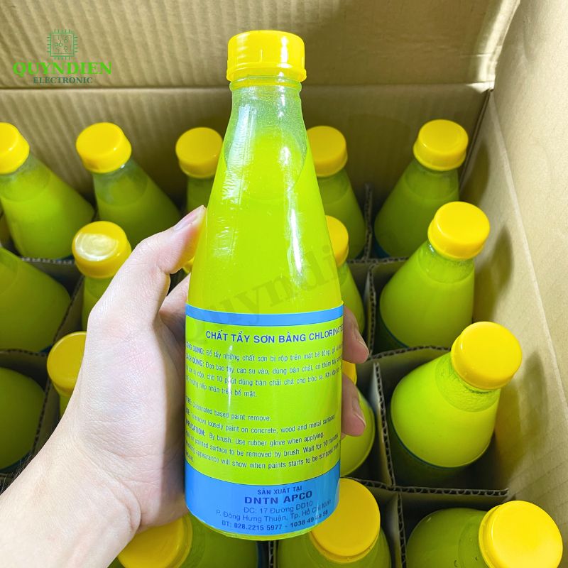 Nước Tẩy Sơn APCO 350ml Tem Xanh