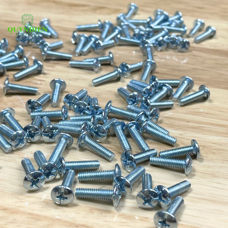 Ốc Vít Đầu Dù Ren Mịn M4x17mm