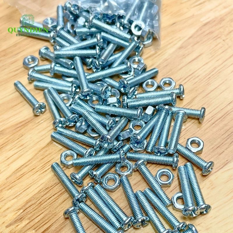 Ốc Vít Tán M3x15mm (Túi 110g) Khoảng 90-100 Con