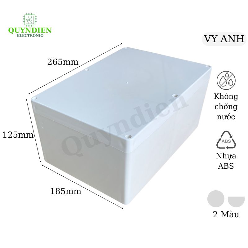 Hộp Nhựa ABS Vy Anh 265x185x125mm