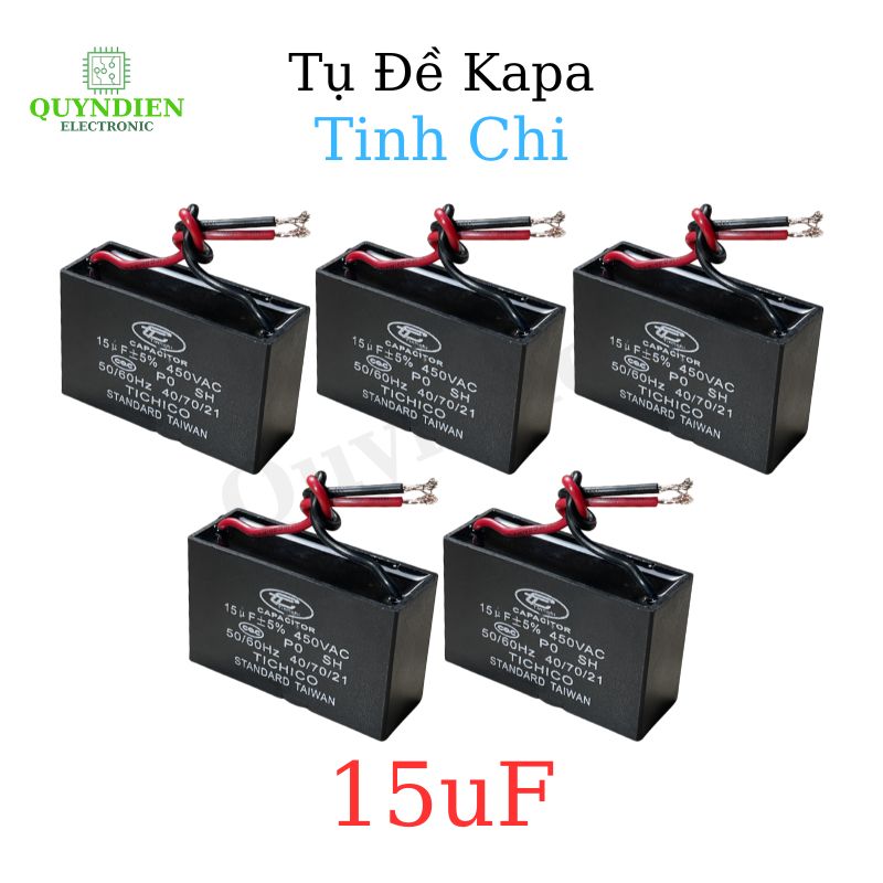 Tụ Đề Kapa Vuông Tinh Chi 15uF 450VAC