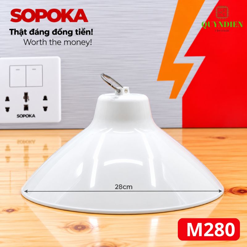 Chóa Đèn Quai Treo Ngoài Trời Chịu Mưa SOPOKA