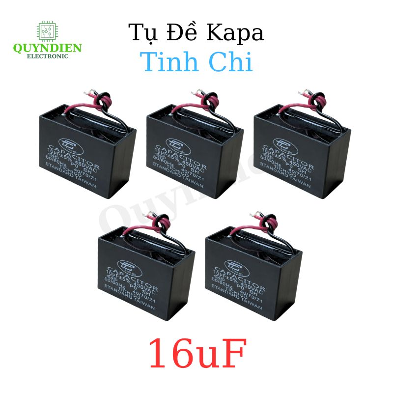 Tụ Đề Kapa Vuông Tinh Chi 16uF 450VAC