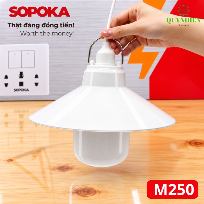 Chóa Đèn Quai Treo Ngoài Trời Chịu Mưa SOPOKA